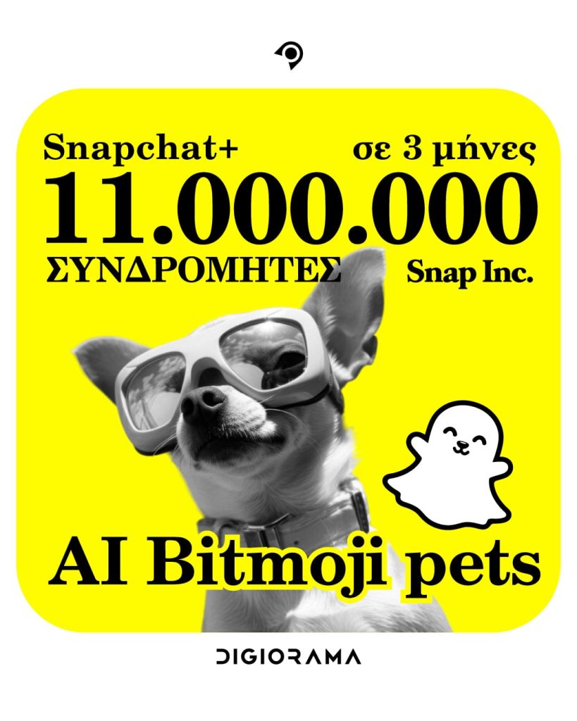 snapchat+ subscribers and AI Bitmoji pets